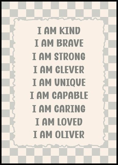 C Personalized Print Plakat Plakat / 50x70cm C Personalized Print Plakat Plakat / 50x70cm
