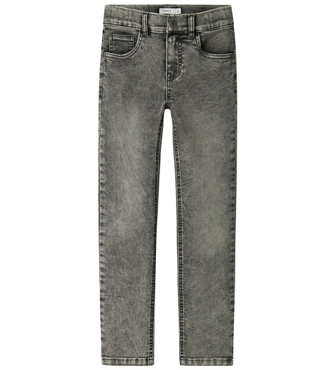 Name It Medium Grey Denim Washed Nkmtheo Xslim Swe Jeans 3113-Th Noos 140