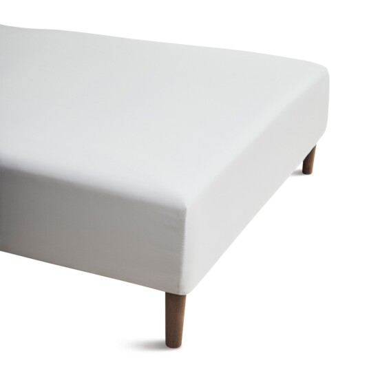 Juna Percale Boxlagen 180X30X210 Cm Hvid - White - 180X30X210CM