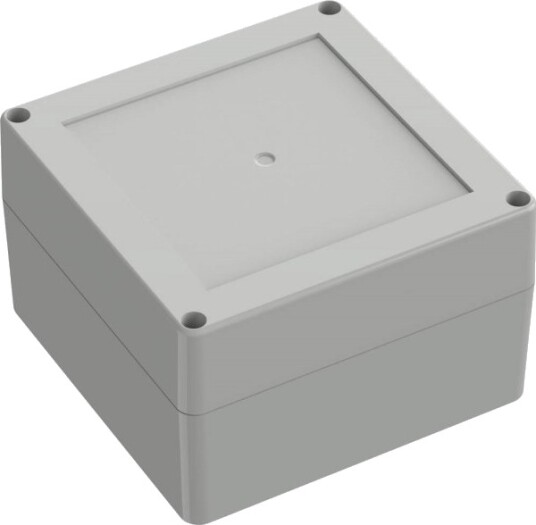 Tru Components TC 13865112 119,9 × 119,9 × 75 mm ABS Lysegrå