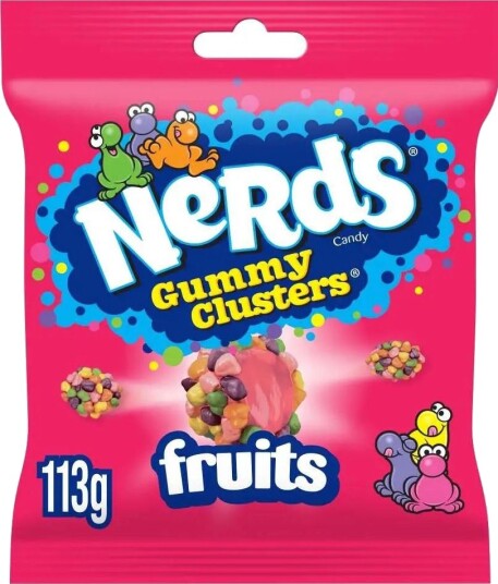 Nerds Gummy Clusters Rainbow Gelegodteri med Sure Knasende Sukkertøy 113 gram USA Import Nerds Gummy Clusters Rainbow Gelegodteri med Sure Knasende Sukkertøy 113 gram USA Import