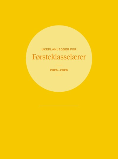 Ukeplanlegger For Førsteklasselærer 2025 2026