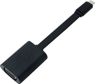 Dell Video Adapter Usb C Hann Til Hd 15 Vga Hunn Svart For Alienware 17 R3 Latitude 5175 2 In 1 7275 7370 Venue 8 Xps 12 9250 13 9350 15 9550