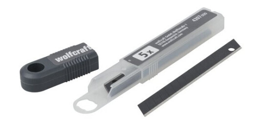 Wolfcraft Gmbh 4207000, 5 Stykker, 9 Mm, 0,4 Mm, Sort Wolfcraft Gmbh 4207000, 5 Stykker, 9 Mm, 0,4 Mm, Sort