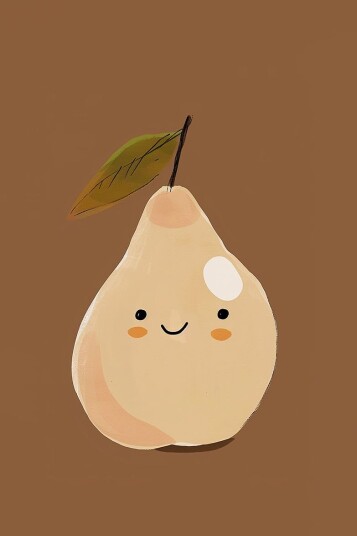 Namly Design Plakat Smilende Pære POSTERJ6FLOI