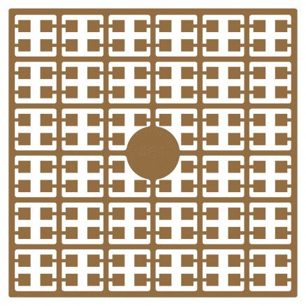 Pixelhobby Midi perler 461 lys mahognibrun 2x2mm 140 piksler