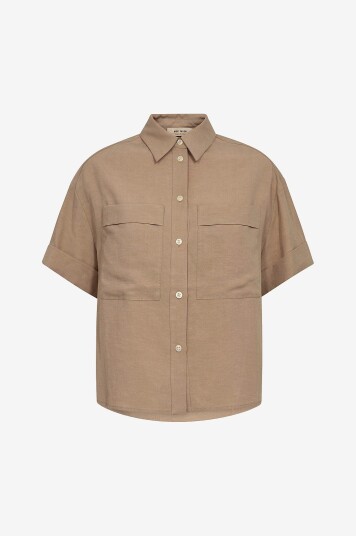 Mos Mosh Skjorte mmHavannah Alexis Shirt Beige Mos Mosh Skjorte mmHavannah Alexis Shirt Beige
