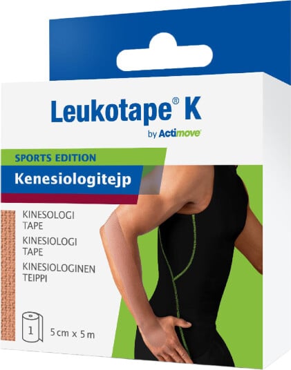 Actimove Sports Edition Leukotape K kinesiologitape beige 5 cm x 5 m 1 stk