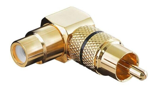 Pro Audio adapter RCA 90 Black Pro Audio adapter RCA 90 Black