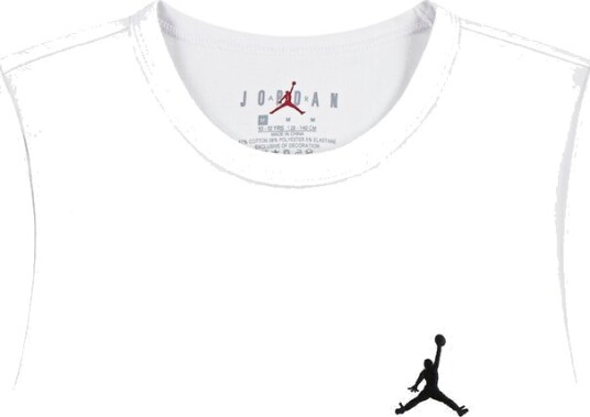 Jordan T skjorte   Hvit m. Logo   Jordan   10 12 år 140 152   T skjorte