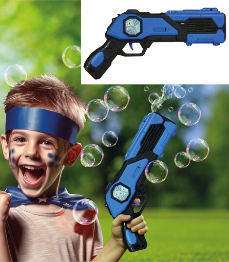 Elektrisk Såpeboblepistol med Lys 33 cm