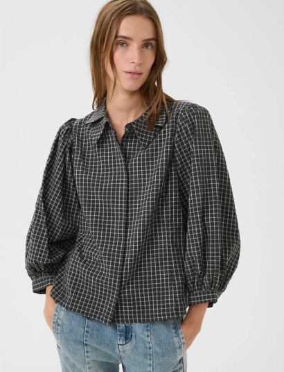 Karen By Simonsen Kbellen Frosty Blouse   Grey   34