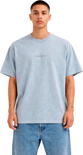 A QUESTION OF Ozzy Tee Acid Wash   Blue   M