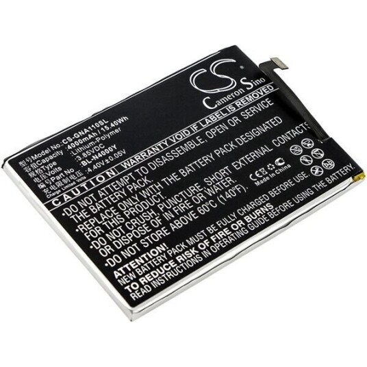 Gionee Batteri (4000 mAh 3.85 V, Sort) passende til Gionee A1 Lite Dual SIM TD-LTE