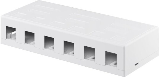Goobay 6-port Keystone tomt deksel med snap-in montering