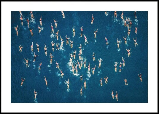Swimming Wall Art Plakat Plakat / 40x50cm
