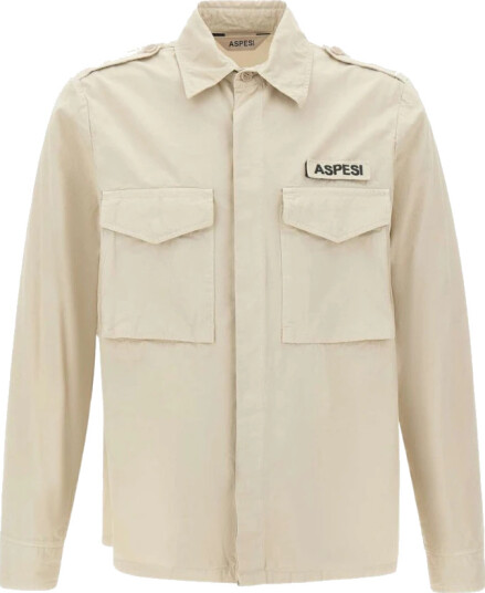 Aspesi Herre Skjorter Beige M,