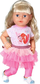 Zapf BABY born Sister Style Lek 43 cm Zapf BABY born Sister Style Lek 43 cm