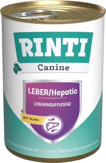 Rinti Våtfôr Canine Liver Hepatic Med Sparepakke Kylling 24 X 400 G Rinti Våtfôr Canine Liver Hepatic Med Sparepakke Kylling 24 X 400 G