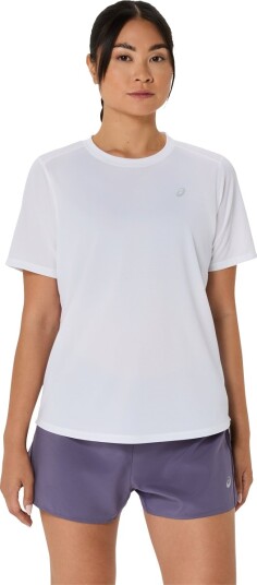 Asics Women"s Asics Core Ss Top Brilliant White XL