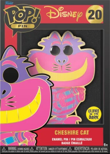 Funko Pin Badge Disney Cheshire Cat