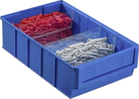 Allit 456530 Oppbevaringskasser L X B X H 300 X 185 X 81 Mm Blå 1 Stk