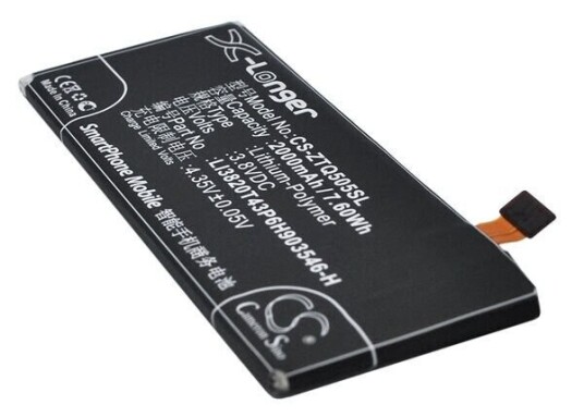 ZTE Q505T batteri (2000 mAh 3.8 V)
