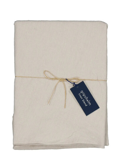 Gripsholm Table Cloth Linen Blend Linen Beige Round 200X200 Beige 200X200CM