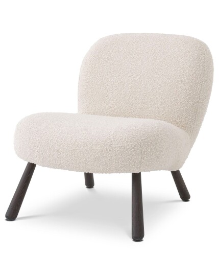 Blush fåtölj bouclé cream