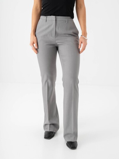 Ichi Fava Flared Pants Grå 40