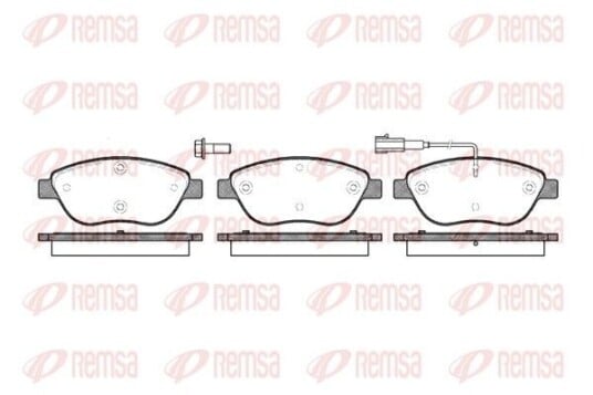 Bremseklosser REMSA 0859.01