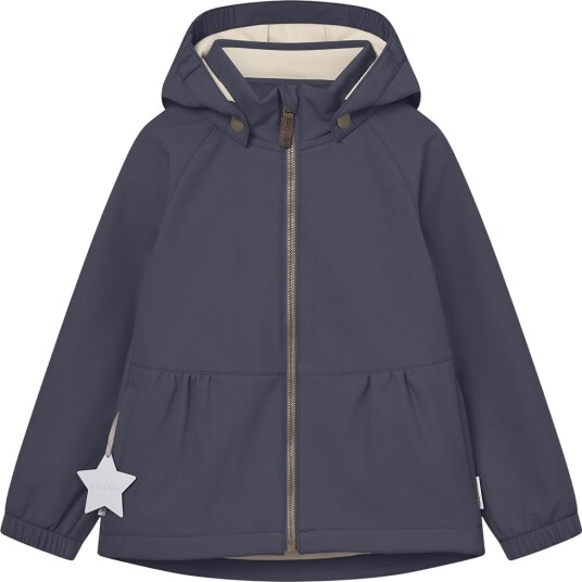 Mini A Ture Softshell Jakke m. Fleece MatBriddi Ombre Blue Mini A Ture 5 år (110) Softshell Blå