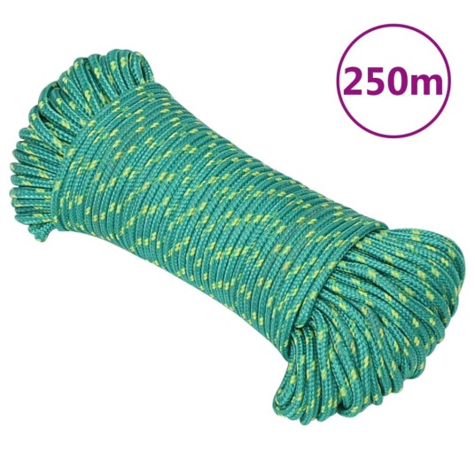 Båttau grønn 5 mm 250 m polypropylen Båttau grønn 5 mm 250 m polypropylen