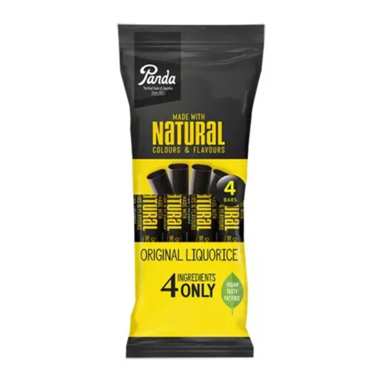 Panda liquorice bars 4 pack 128 gr Panda liquorice bars 4 pack 128 gr