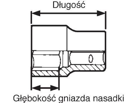 Teng Tools 12-Punkts Stikkontakt 1" 60 Mm (114840705) Teng Tools 12-Punkts Stikkontakt 1" 60 Mm (114840705)