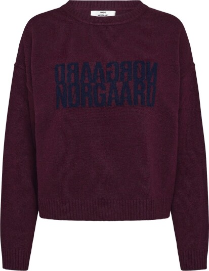 Mads Nørgaard Yota Knit Tilona Sweater WINETASTING/PARISIAN NIGHT XL Mads Nørgaard Yota Knit Tilona Sweater WINETASTING/PARISIAN NIGHT XL