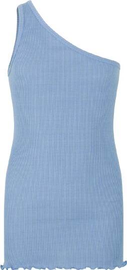 Rosemunde Topp Rib En skulder Blue Himmelen Rosemunde 16 år 176 Singlet Blå