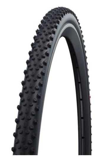 Schwalbe X-One Bite Folding Tire (33-622) Black, One Star Triple, Hookless:Compatible, Weight:390 G