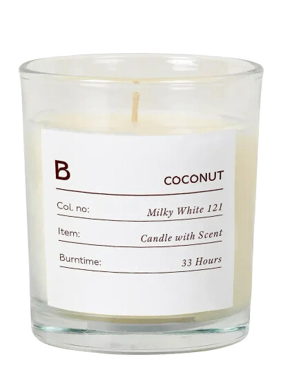 Broste Copenhagen Sense Scented Candle - Cream - Ø 7.4 CM