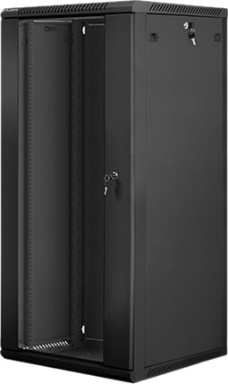 Lanberg Rack Skap Veggmonterbar Svart Ral 9004 27U 19"