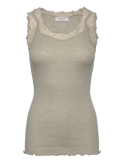 Rosemunde Rwburlington Wool Sl Lace Top - Khaki green - XL Rosemunde Rwburlington Wool Sl Lace Top - Khaki green - XL