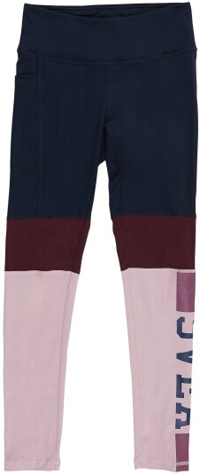 Svea Tights Color Block Navy 170 Svea Tights Color Block Navy 170