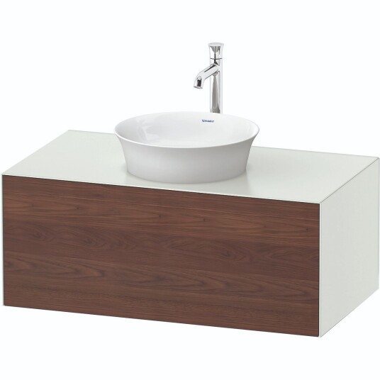 Duravit White Tulip Servantskap 1 skuff 100x55x40,8 cm Valnøtt/Hvit Matt