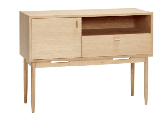 Hübsch Kommode, eik, natur, B:100 Unoliving
