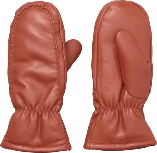 Becksöndergaard Tack Leather Mitten ROOIBOS ORANGE L/XL
