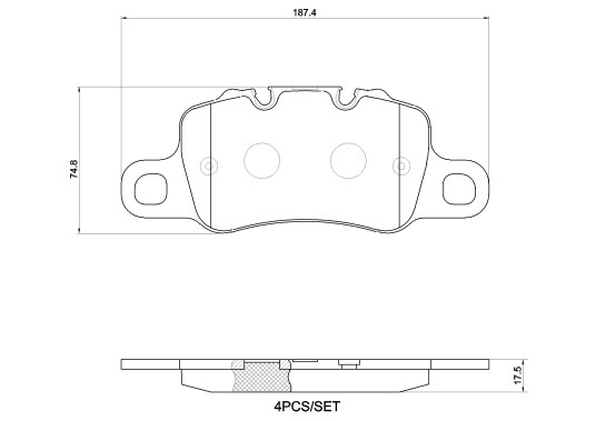 Bremseklosser BREMBO P 65 055