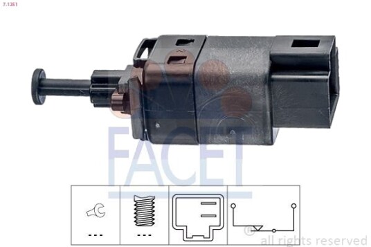 Bremselysbryter FACET 7.1251 Bremselysbryter FACET 7.1251