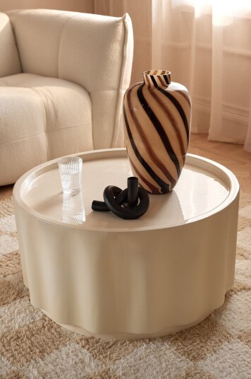 Ellos Home Salongbord Cloth Ø 74 cm Hvit