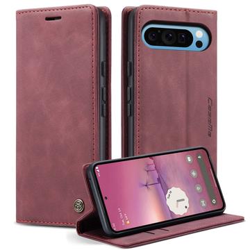 Caseme Google Pixel 10 Pro XL 013 Series Lommebok deksel   Vinrød