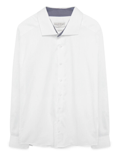 Bruun & Stengade Bs Hader Slim Fit Shirt - White - 42
